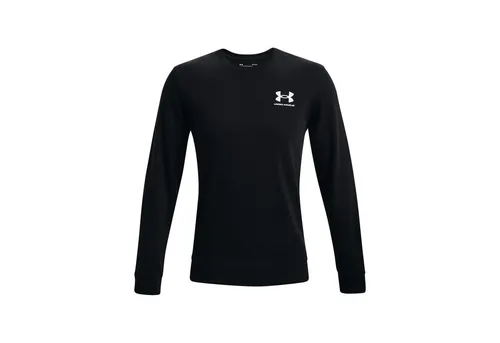 Under Armour UA Rival Terry LC Crew - XL, Schwarz - Sonstige, leichtes French-Terry Material für optimalen Komfort, schweißableitend und schnelltrocknend, ideal für Sport und Freizeit.