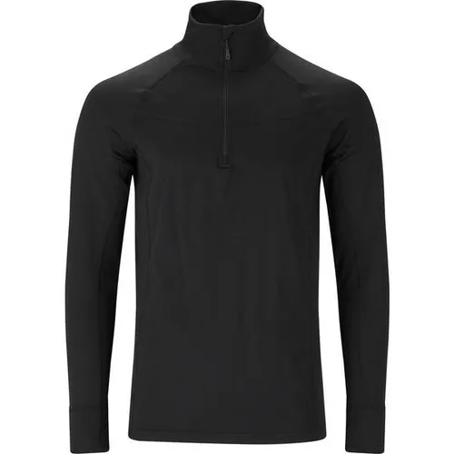 Whistler Baggio M Ski Pulli black (1001) S - Funktionsunterwäsche für Herren, atmungsaktiv und komfortabel, ideal für Skifahren und Laufen, mit hohem Stehkragen und integriertem Kinnschutz für optimalen Schutz bei Kälte.