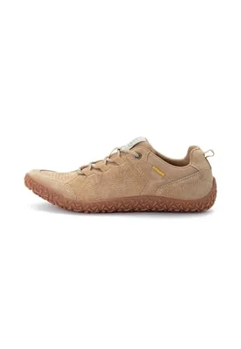 camel active Herren Sneaker aus Nubukleder und Textil Beige - Hochwertige Sneaker aus Nubukleder und Textil mit flexibler Sohle für optimalen Komfort. Robustes Design und klassische Schnürung sorgen für eine sichere Passform im Alltag und in der Freizeit.