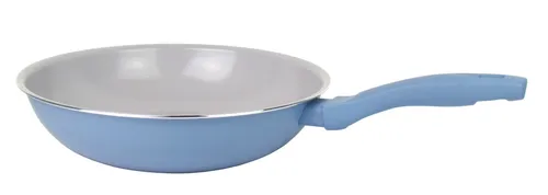 XL Wokpfanne Ø 28cm Keramische-Antihaftbeschichtung, Soft-Touch-Griff, für alle Herdarten auch Induktion