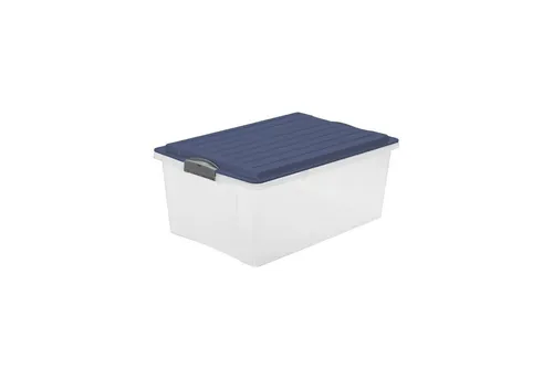 ROTHO Aufbewahrungsbox Compact 38l mit Deckel - Robuste Aufbewahrungsbox aus BPA-freiem Kunststoff, ideal für kleine Teile, Werkzeug oder Zubehör. Stapelbar und perfekt verschließbar für Ordnung im Haushalt oder der Werkstatt.