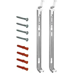 Jabema 2x Heizkörperbefestigung 800 mm, Heizkörperhalterung Heizkörperkonsolen Heizkörper Konsole Befestigung Halterung