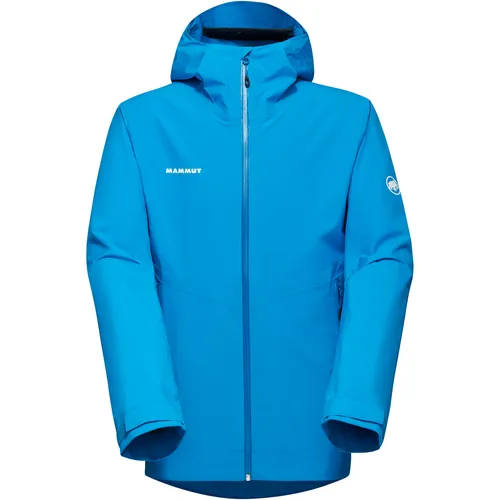 Mammut Alto Light HS Hooded Herren Outdoorjacke - Blau - S - Funktionsjacke für Herren, wasser- und winddicht, ideal für Outdoor-Aktivitäten bei wechselhaftem Wetter.
