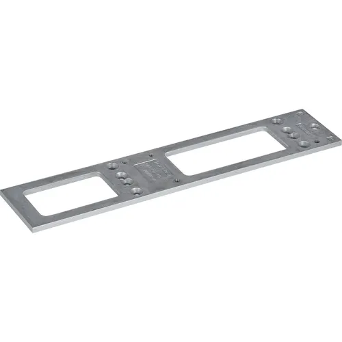 Geze Montageplatte für Türschließer TS 4000/5000, Edelstahl-Optik