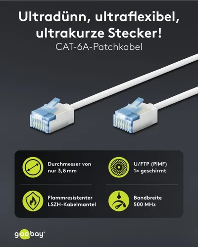 Wentronic Netzwerkkabel von Goobay Goobay Patchkabel (RJ45) Ethernet
