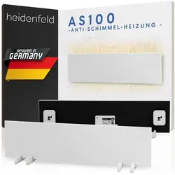 Heidenfeld Schimmel Infrarotheizung 2er Set – Effektiver Frostwächter ohne Chemie