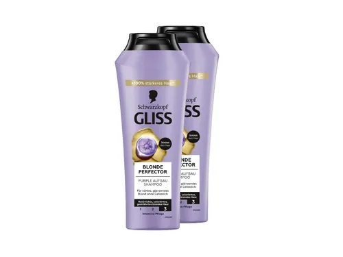 GLISS Shampoo Blond Perfector 250ml, 2x 250ml