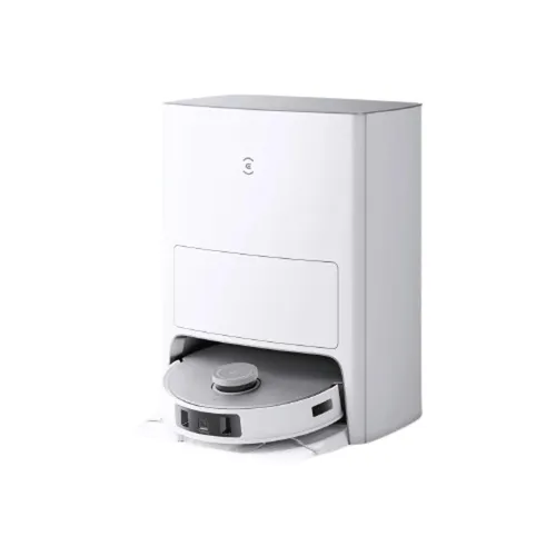 Ecovacs Deebot T20 Omni - Beutelloser Saugroboter in Weiß, leise mit nur 69 dB für müheloses Reinigen von Küchen und Wohnräumen