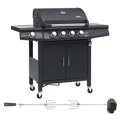 TAINO RED 4+1 Gasgrill Set mit Drehspieß von TAINO