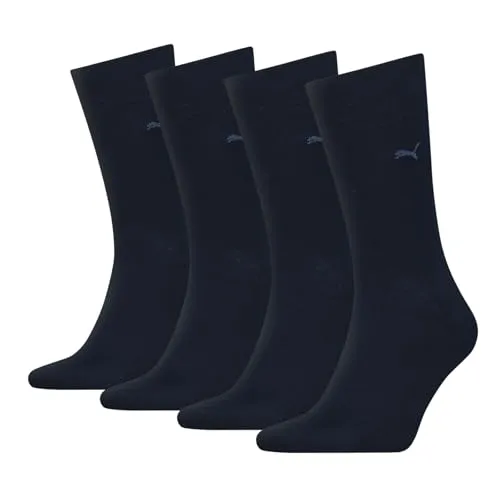 PUMA Herren Business Socken Strümpfe Classic Socks 2 Paar, Farbe:Navy, Größe:43-46, Artikel:-321 navy