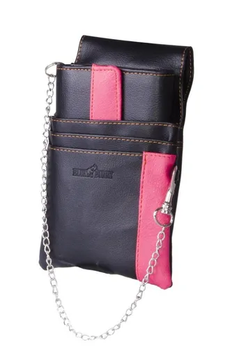 CAMPALO Kellnerbörse mit Kette Kellner Geldbeutel Bedienungsgeldbeutel für Gastro, Taxi & Service Kellnerportemonnaie mit Tasche Geldbörse für Kellnertasche Taxibörse Holster