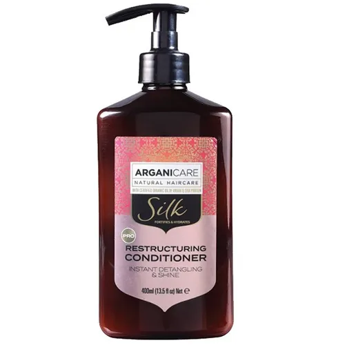 Arganicare Seiden-Haarspülung mit Seidenprotein 400ml Conditioner