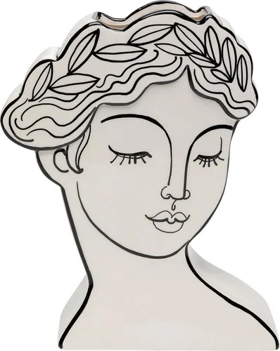 Kare Design Tischvase Vase Favola Lady 26cm in schwarz von Kare Design