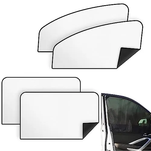 Stück Magnetisch Sonnenblende Auto, UV Schutz Hitzeschutz 4