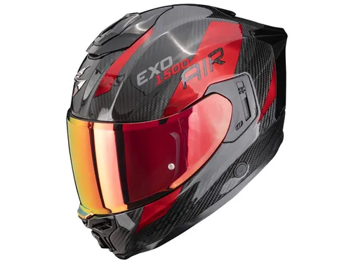 SCORPION EXO-1500 Air Sleek Helm schwarz orange ECE 22.06 L 59/60