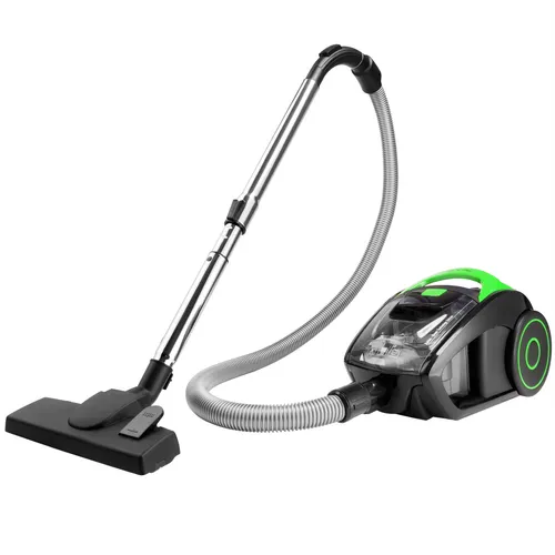 Monzana Staubsauger ECO Power Green Edition - Beutelloser Bodenstaubsauger mit 900 Watt, optimiert für Allergiker dank waschbarem HEPA-Filter und Multi-Zyklon-Technologie für beste Saugergebnisse.