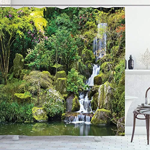 Duschvorhänge Grün von Abakuhaus