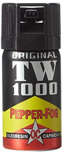 Hoernecke Pfefferspray Pfefferspray TW1000 Man (40 ml/Nebel) Pepper Fog, schwarz, 40.0, 130201