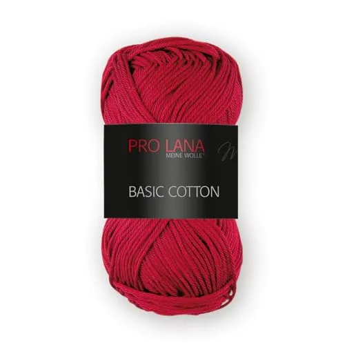 Prolana Handstrickgarn, 038 Kirschrot, 50 g