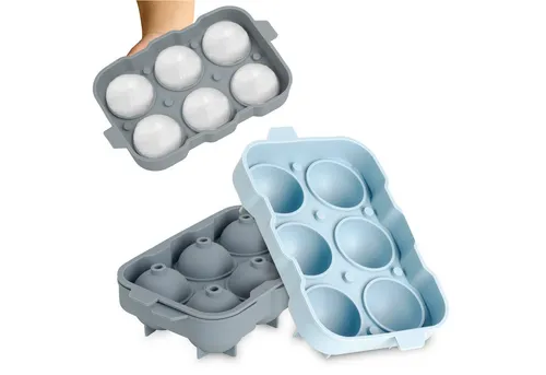 Blumtal Eiswürfelform Eiswürfelformen Silikon mit Deckel von Blumtal