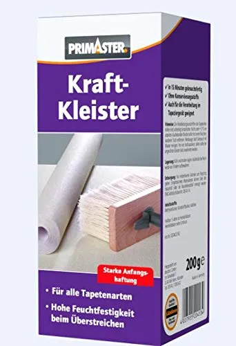 Primaster Tapetenkleister Kraftkleister 200g Kleister für schwere Papiertapeten