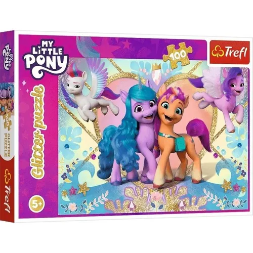 Puzzle 100 Glitzerpony 14831