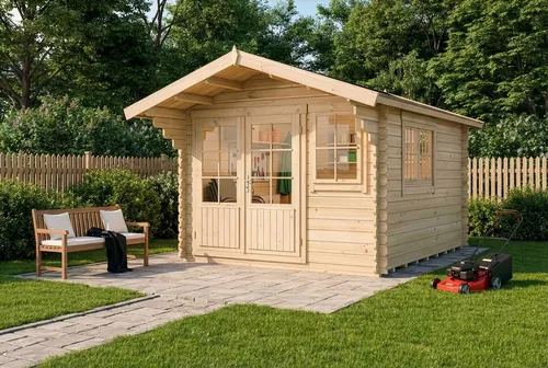 Alpholz Gartenhaus Holz Gabriel 300 x 400 cm