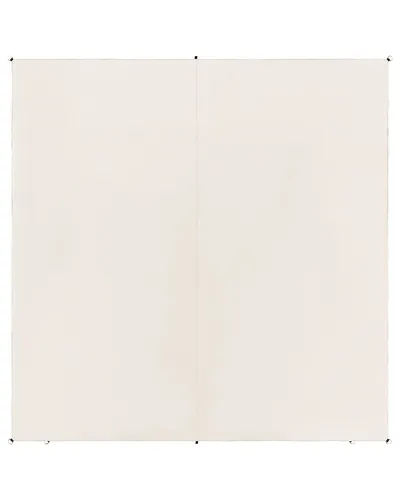 Beliani Sonnensegel 300x300 cm, Weiß von Beliani