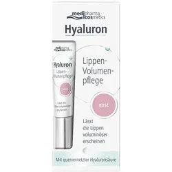 Hyaluron Lippen-Volumenpflege 7 ML - Arzneimittel für voluminöse Lippen, mit Hyaluronsäure und pflegenden Lipiden für geschmeidige Lippen und einen zarten Glanz. Dermatologisch getestet für empfindliche Lippen.