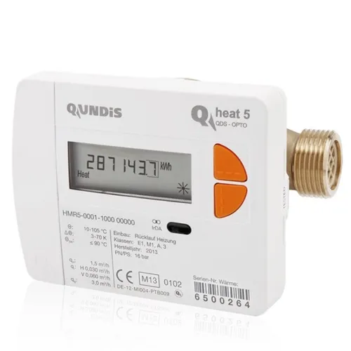 Wärmemengenzähler Qundis Qheat 5.5 Opto Wärmezähler Qp 2,5 m3/h FühlerØ 5,0mm Baulänge 130mm x 1