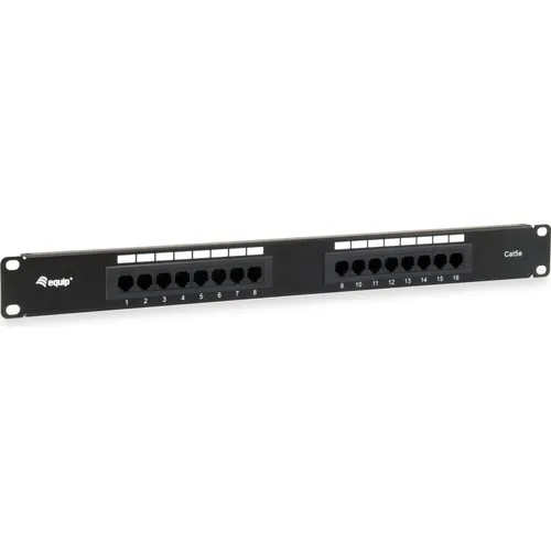 equip Patchpanel 16x RJ45 Cat5e 19