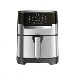 Tefal EY505D Easy Fry Grill - 2-in-1 Heißluftfritteuse mit 4,2L XL-Kapazität, 99% weniger Fett und 8 automatischen Programmen für gesunde Mahlzeiten