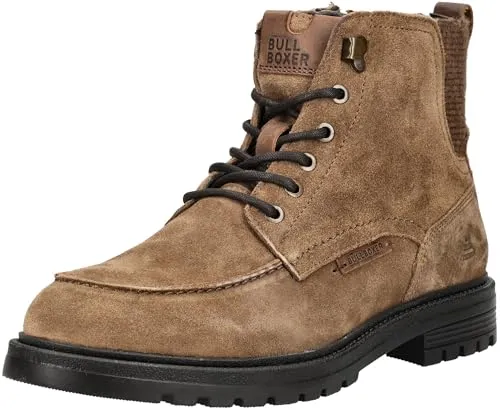 BULLBOXER Herren Stiefelette 7JM0050202, EU 42 - Stylische Herren Stiefelette mit herausnehmbarer Innensohle für individuellen Tragekomfort und vielseitige Kombinationsmöglichkeiten.