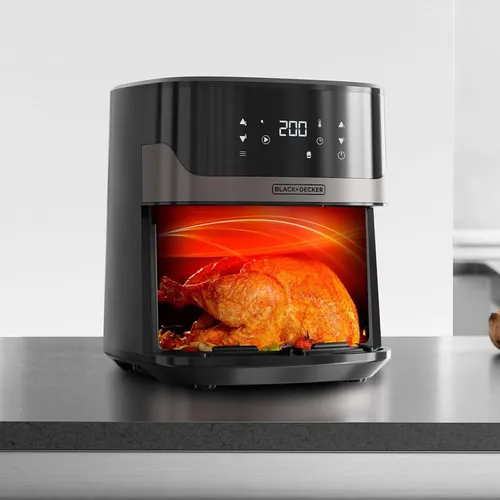 Black + Decker BXAF6500E Heißluftfritteuse 1600W 6,5l