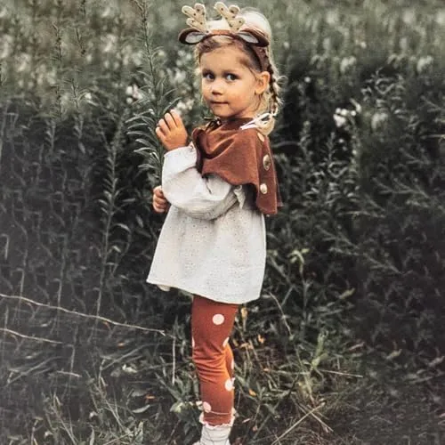 PartyDeco Kostüm für ein Mädchen - Rehlein, Mix