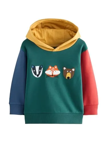 Next Kapuzenpullover Langärmeliges Hoodie mit Applikation - Stylischer langärmeliger Hoodie mit Applikation, ideal für jeden Anlass. Pflegeleicht und bequem, perfekt für entspannte Tage.