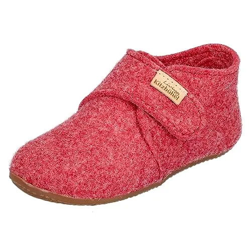 Living Kitzbühel Unisex Baby Babyklettschuh Filz unifarben - Hausschuhe für Mädchen, aus hochwertigem Filz, mit praktischem Klettverschluss für einfaches An- und Ausziehen.