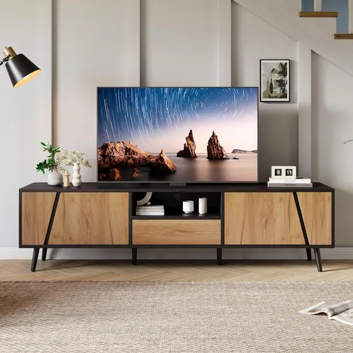 Merax TV Lowboard 180 cm für 75 Zoll Fernseher