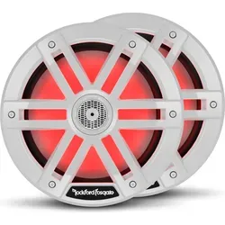 Rockford Fosgate M1-8 COLOR OPTIX 20cm Lautsprecher - Auto-Lautsprecher mit IP67 Zertifizierung, perfekt für Marine- und Outdoor-Einsatz, ausgestattet mit RGB LED-Beleuchtung und Bluetooth Steuerung über die RF Connect App.