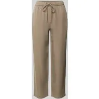 Marc O'Polo Denim Regular Fit Hose mit verkürztem Schnitt in Oliv, Größe L