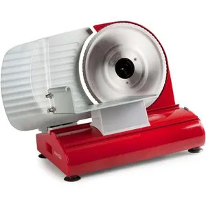 Domo Allesschneider Pro DO522S, elektrisch, 200W - Allesschneider in robustem Metall, stufenlos einstellbare Schnittbreite bis 15mm, ideal für Brot, Käse und Aufschnitt - für präzise Schneidergebnisse.