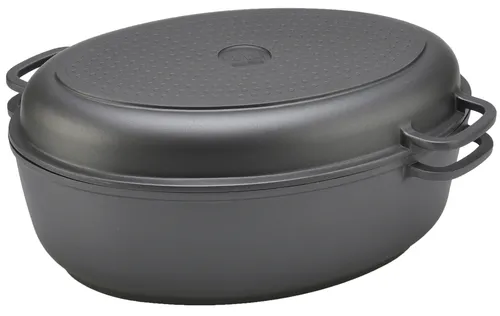 Aluminium Guss Bräter 38cm Induktion Gänse- Multibräter