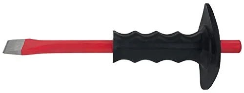 KS Tools 156.0535 Flachmeißel mit Handschutzgriff, 8-kant, 250mm