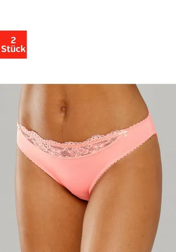 Nuance Slip (2-St) mit Spitzeneinsatz vorne in orange von Nuance