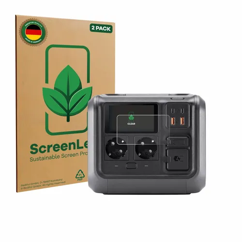 2x ScreenLeaf Displayschutzfolie für DJI Power 500 nachhaltig verpackt