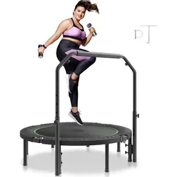 VEVOR Mini-Fitness-Trampolin 132cm in grün von Vevor