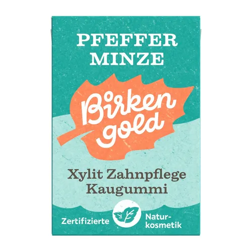 Produktbild Birkengold Zahnpflege Natur Kaugummi Pfefferminze