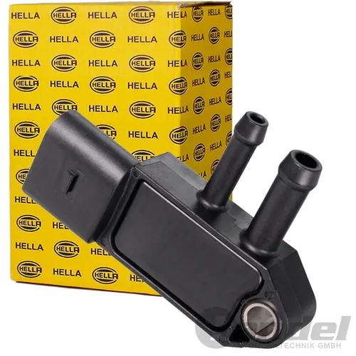 HELLA 6PP 009 409-261 Abgasdrucksensor - Autoersatzteile Abgassensoren, optimiert den Kraftstoffverbrauch und reduziert Schadstoffemissionen durch aktive Überwachung des Abgasdrucks.