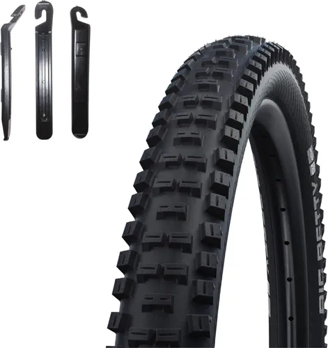 Schwalbe Big Betty Performance E-50 Fahrradreifen Fahrradmantel 62-622 (29 x 2.40) inkl. 3 Reifenheber 1 x