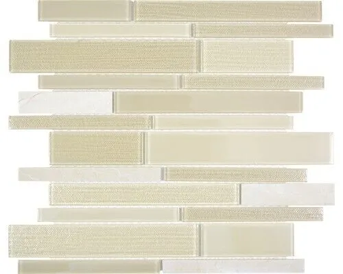 Glasmosaik CM GV14 28,6x30 cm mix beige in beige von Weitere